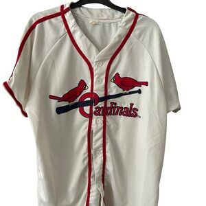 Vintage St. Louis Cardinals MLB White & Red Baseball Jersey